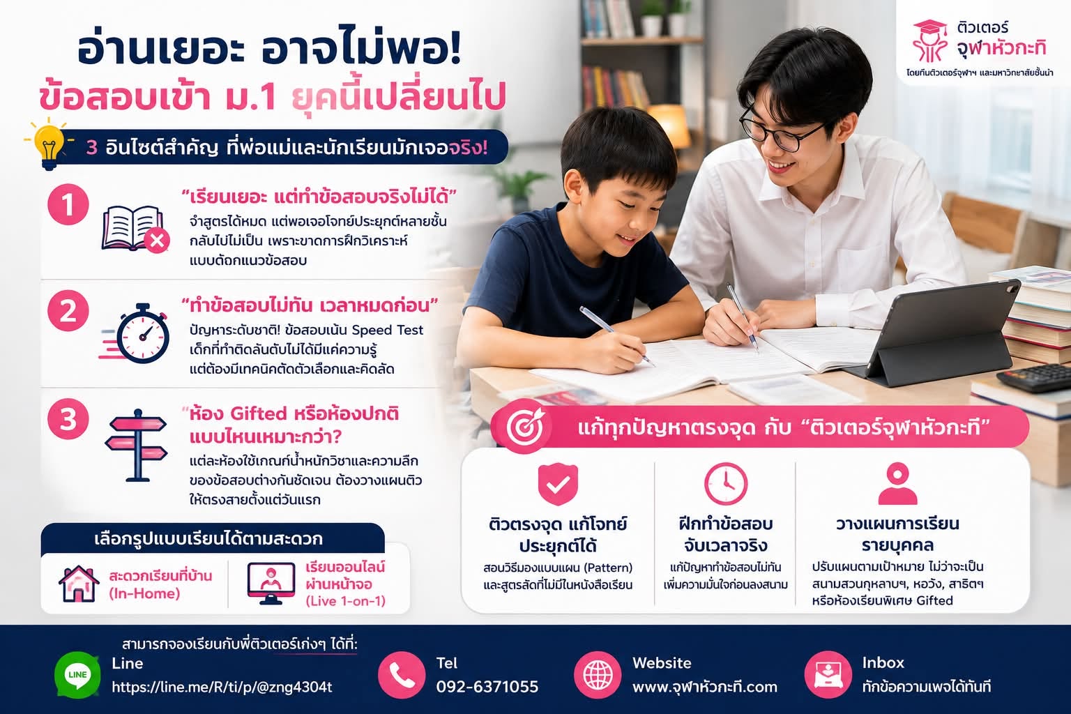 ติวสอบเข้า ม.1