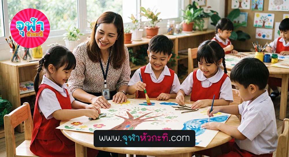 ครูรับสอนศิลปะอนุบาล