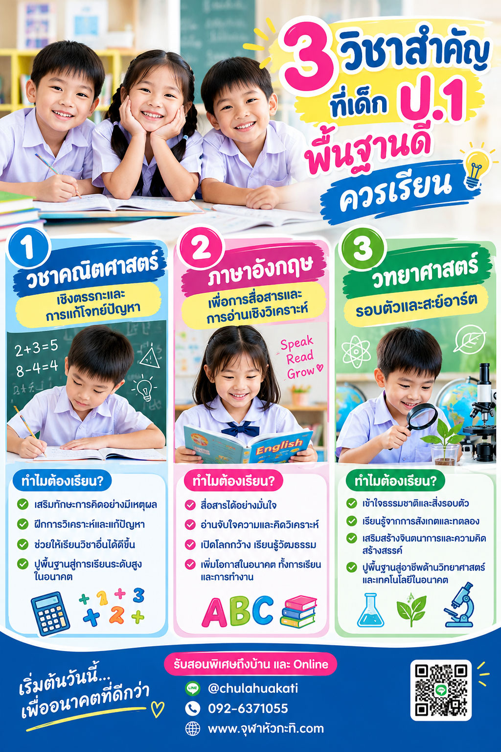 เรียนพิเศษประถม ป.1 ใกล้ฉัน