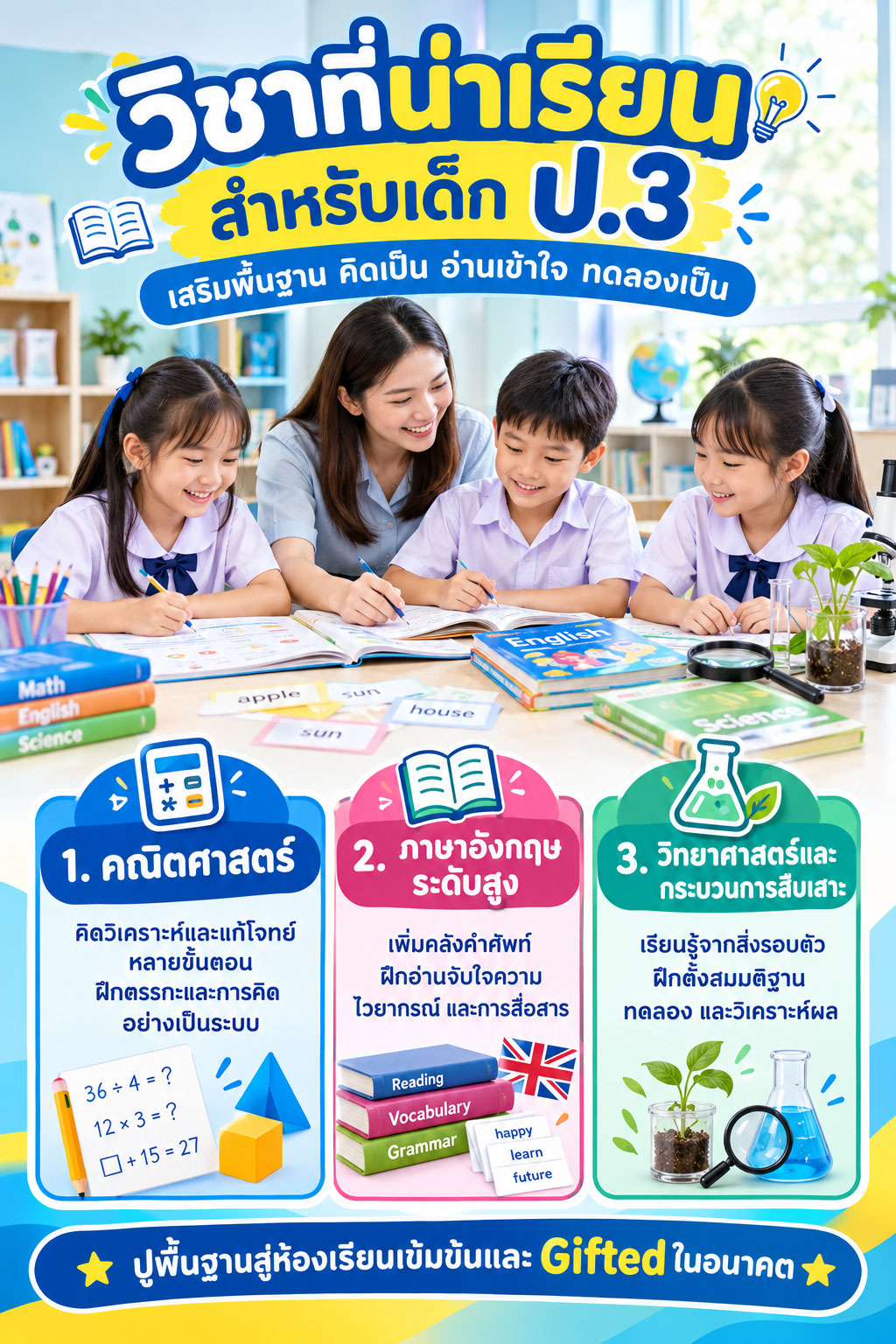 เรียนพิเศษป3