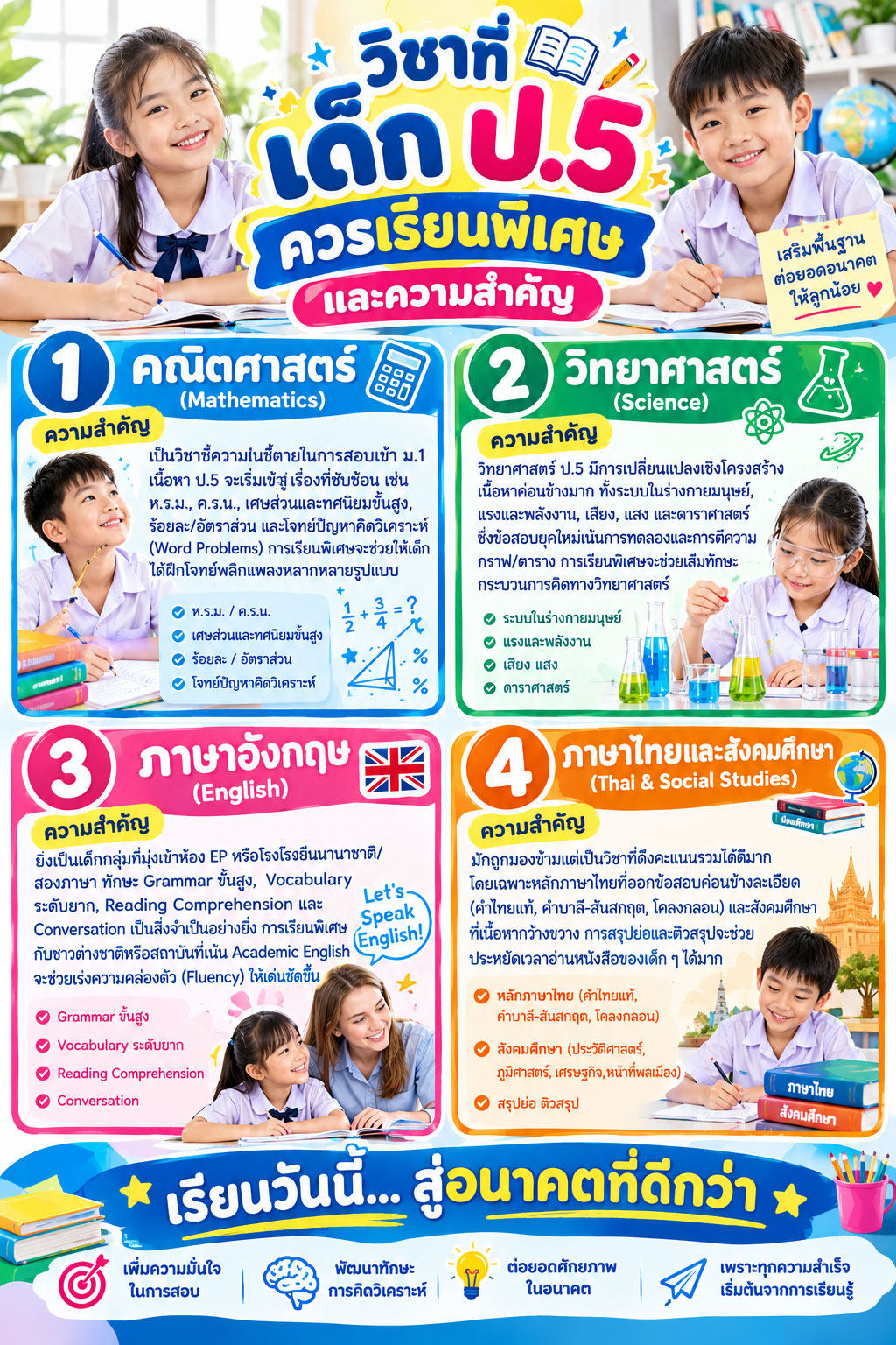 เรียนพิเศษ ป.5